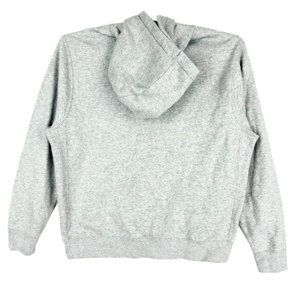 Nike Mens Pullover Grey Hoodie Sweatshirt Size M Logo Drawstring Kangaroo Pocket - Picture 3 of 9